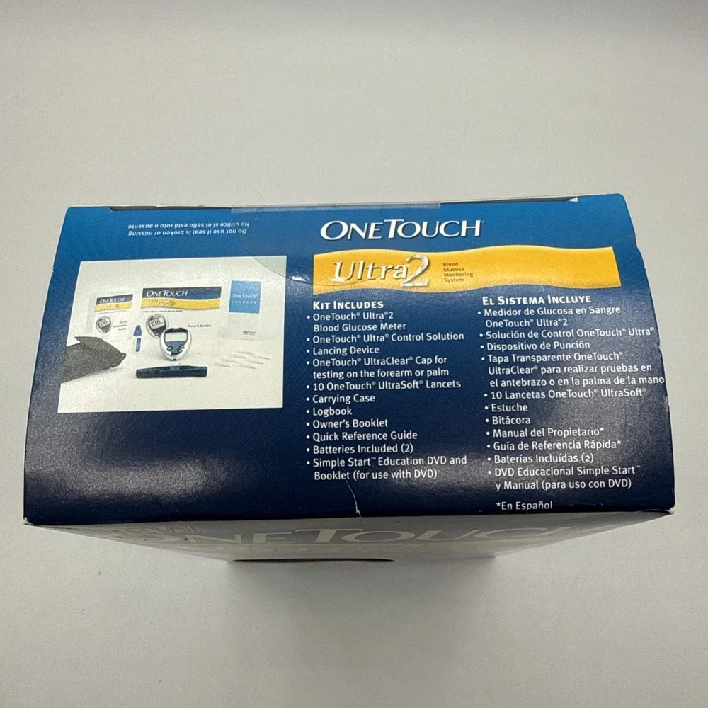 One Touch Ultra 2 Blood Glucose Monitoring System New Sealed